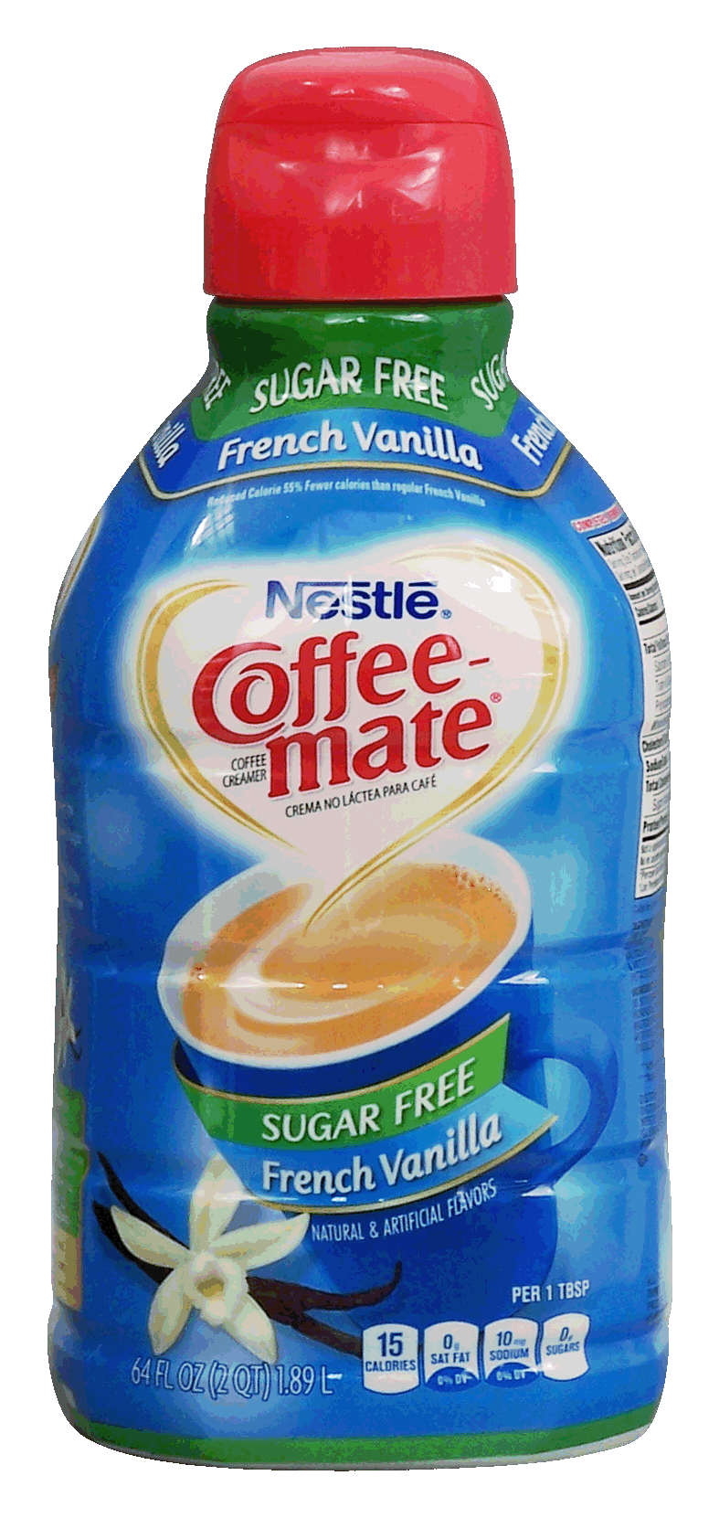 Nestle Coffee-mate french vanilla liquid coffee creamer, sugar free Full-Size Picture